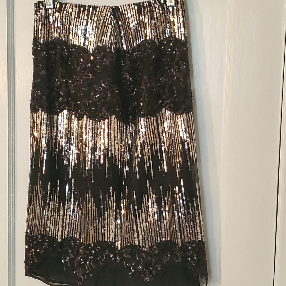 Sequin Pencil Skirt